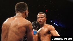 Ránces Barthelemy contra Mickey Bey. Cortesía Pablo López