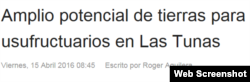 Titular del Periódico 26, de la provincia de Las Tunas