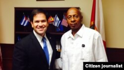 Encuentro de Senador Marco Rubio con disidente Guillermo Fariñas