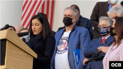 Rosa María Payá en el Capitolio en Tallahassee. Foto Alejandro Marcano