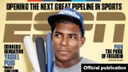 Puig en la portada de ESPN. 