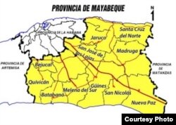 Surgidero de Batabanó, cerca del límite sur entre las provincias de Mayabeque y Artemisa.