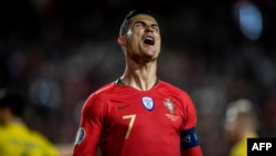 Cristiano Ronaldo el 22 de marzo de 2019. (AFP/Patricia de Melo Moreira).