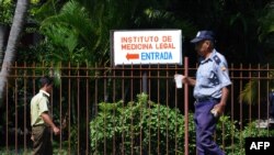 Instituto de Medicina Legal en La Habana Cuba.