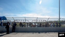 Vista del Puente Internacional de Coahuila en la frontera entre México y Estados Unidos.