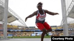 Yarelys Barrios en el Campeonato de Moscú