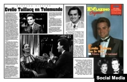 Muestras de la cobertura de prensa a los programas presentados por Taillacq en Telemundo.