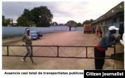 Reporta Cuba. Sin transporte en Artemisa.