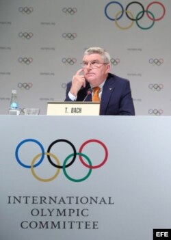 El presidente del COI, Thomas Bach.