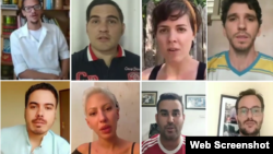 Algunos de los integrantes de Archipiélago que aparecen en el video. 