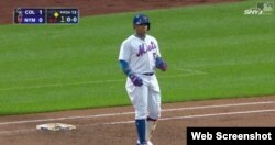 Yoenis Céspedes bateó 4 imparables.