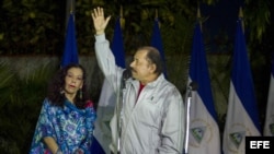 El sandinista Daniel Ortega, a punto de cumplir 71 años, fue el ganador de los comicios. Su influyente esposa Rosario Murillo es la vicepresidenta.