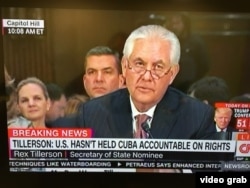 Rex Tillerson, en audiencia.