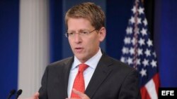 El portavoz de la Casa Blanca, Jay Carney.