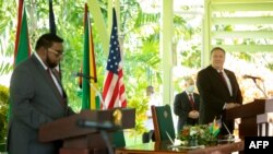 Pompeo en Guyana