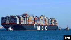 MSC Oscar, el portacontenedores más grande del mundo.