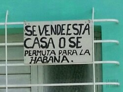 Anuncio de una permuta tomada de La Hora de Cuba (Foto: Archivo).