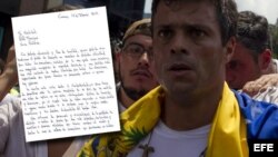 Carta de Leopoldo López al papa Francisco