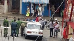 Allanamiento de la sede de UNPACU, en Santiago de Cuba. (Foto Archivo: Facebook)