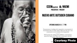 Cartel de la exposición "Nuevo arte outsider cubano"