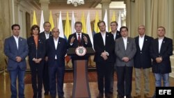 Santos reconoce la victoria del "no" en el plebiscito sobre el acuerdo de paz firmado con la guerrilla de las FARC.