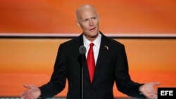 El gobernador de Florida, Rick Scott.