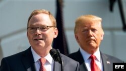 El director del Consejo de Asesores Económicos, Kevin Hassett