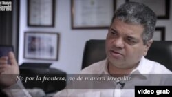 Javier Carrillo Silvestri, director de Migración Panamá, habla sobre la postura de su país ante la crisis migratoria cubana.