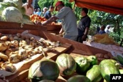 Agromercado en La Habana.