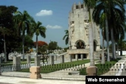 Cementerio Santa Ifigenia en Santiago de Cuba.