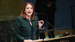 La excanciller canciller ecuatoriana María Fernanda Espinosa.