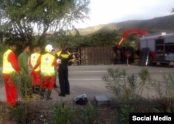 Accidente en Santiago de Cuba.