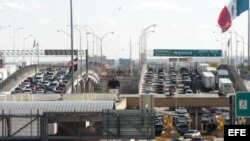 Paso fronterizo en El Paso, Texas.