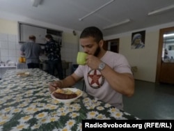 Esteban Torres en el albergue de Rusia / Cortesía de Anastasia Tischenko.