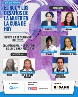 Derechos de la mujer a debate en Redamu