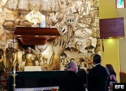 Barack Obama visita la Ermita de la Caridad, en Miami.