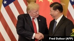 Donald Trump y Xi Jinping en Beijing en noviembre de 2017.