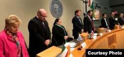 Sesión de Justicia Cuba en el Ayuntamiento de Miami