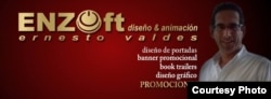 ENZOft diseño y animación, servicios que presta Ernesto Valdes.