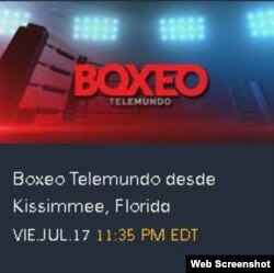 Boxeo Telemundo.