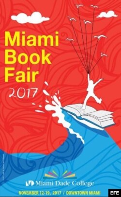 Cartel de Feria del Libro de Miami 2017.