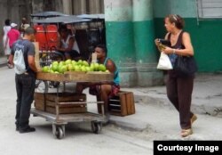 Aunque lo de topar los precios y culpar a los carretilleros y a los intermediarios por todo el problema parezca una necedad, es en verdad una táctica. (Foto del autor)