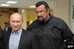 Vladimir Putin y Steven Seagal