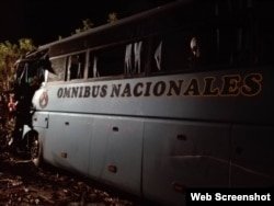 Ombus accidentado en Jatibonico