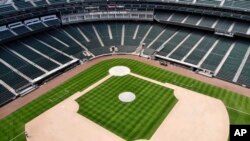 Un estadio vacío. AP Photo/Elaine Thompson