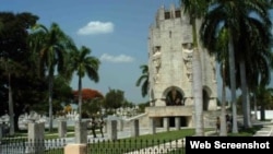 Cementerio Santa Ifigenia en Santiago de Cuba. 