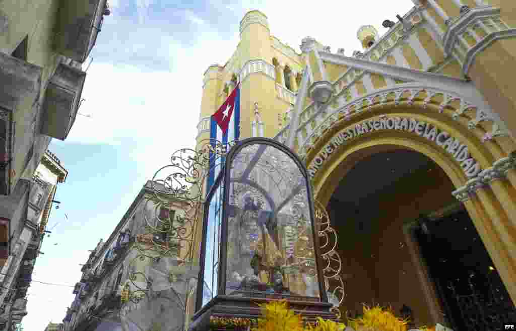 Procesión de la Virgen de la Caridad del Cobre, patrona de Cuba