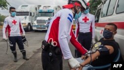 Cruz Roja Internacional realiza pruebas de coronavirus en las calles de Nicaragua