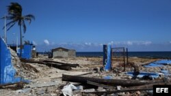 Cojímar, en La Habana, uno de los poblados dañados por el huracán Irma.