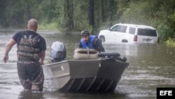 Florence dejó bajo el agua las calles de varias ciudades del territorio de las Carolinas. 